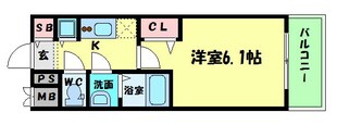 プレサンスOSAKA　DOMECITYワンダーの物件間取画像